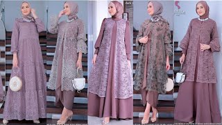 54 MODEL GAMIS BROKAT MODERN 2024 2025 [upl. by Niboc]