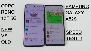 OPPO Reno 12F 5G vs Samsung A52S  SPEED TEST  New vs Old Generation Big Difference [upl. by Noyar592]