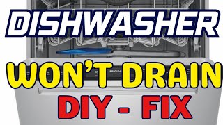 ✨ Dishwasher Won’t Drain DIY Fix ✨ [upl. by Eceirahs]