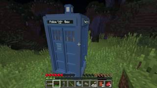 Old Minecraft Doctor Who  Weeping Angel Test DalekMod [upl. by Serle362]