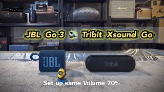 JBL GO 3 vs Tribit Xsound Go gen 2 [upl. by Minardi]