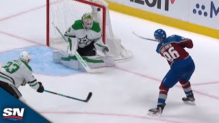 Avalanches Mikko Rantanen Wires It Top Corner To Beat Jake Oettinger [upl. by Euseibbob]