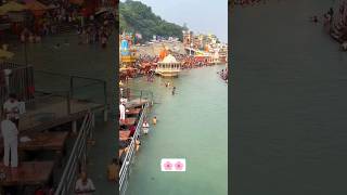 धाम गंगा ka चलो हरिद्वार है 🙏🙏haridwar ganga rishikesh Rishikeshuttarakhand nature travel [upl. by Attenoj]