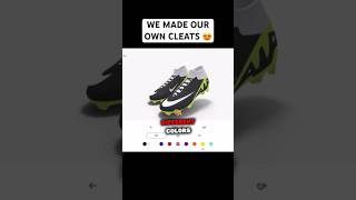 CUSTOM NIKE CLEATS 🤯⚡️ custom nike soccerboots soccercleats spike17training oscarolivas fyp [upl. by Adnale]