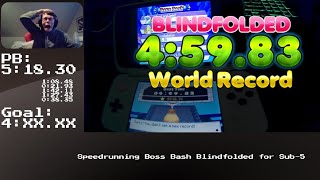 BLINDFOLDED Boss Bash WR  45983 [upl. by Hedberg]