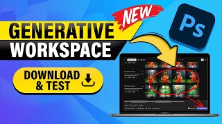 How To Download Adobe Photoshop Beta FREE  NEW Generative Workspace [upl. by Ecilayram203]