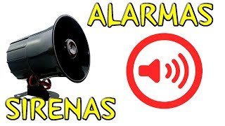 Alarmas y sirenas  Efectos de sonido [upl. by Carbrey562]