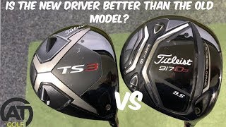 TITLEIST TS3 DRIVER v TITLEIST 917 D3 DRIVER IS NEW BETTER THAN THE OLD MODEL golf [upl. by Berlin]