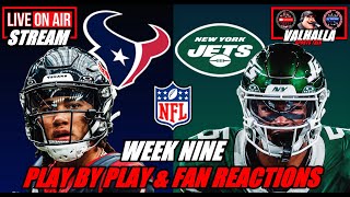 Houston Texans VS New York Jets Week 9 🚨 LIVE 🏈 Live Stream Watch Party [upl. by Adnil520]