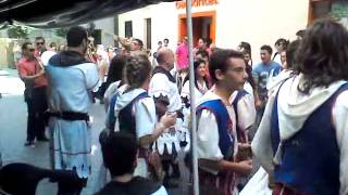 Pasacalles 2103 los Templarios y los Almorávides de Fiesta por las calles de Murcia [upl. by Ecnaled]