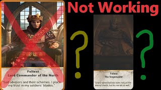 Why cant I use my leader card In the Witcher 3 Gwent [upl. by Eural]