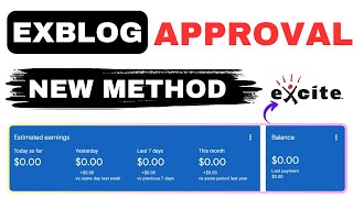 How to Get Exblog Approval on AdSense  Exblog AdSense Approval New Method 2024 [upl. by Dyoll]