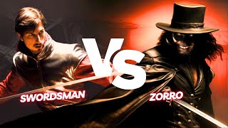 FENCING FIGHT  Zorro VS Swordsman [upl. by Antonina690]