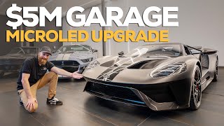 A 5m Car Garage Gets a 151quot MicroLED Video Wall The Ultimate Mancave [upl. by Arraes]