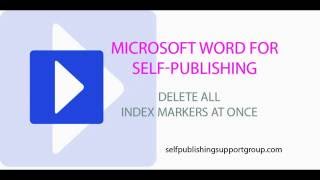 How to Delete All Index Markers At Once in Microsoft Word [upl. by Anelhtak]