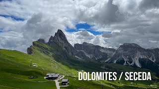 Trip to Dolomites  Seceda  Italy  July 2023 [upl. by Anirbak703]