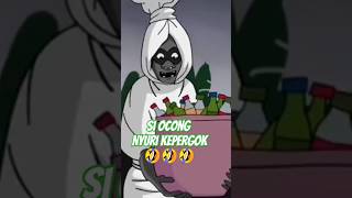 Film pocong lucu  kepergok saat mencuripocongkartun komedi shorts [upl. by Rockwood757]