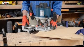 Utiliser une défonceuse  Tuto bricolage avec Robert [upl. by Awhsoj758]