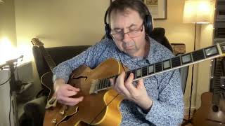 Pennies From Heaven Jazz Guitar Improvisation  swing guitar [upl. by Llorrad699]