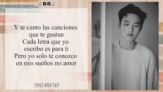 DO 디오  SI FUERAS MÍA  Easy Lyrics [upl. by Faden]