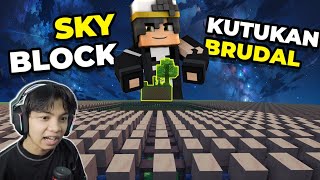 React RemanRHN  1000 Villager Brudal Di Atas SkyBlock [upl. by Enitsugua]