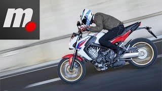 Honda CB 650 F 2016  Prueba  Test  Review en español  motosnet [upl. by Tallie149]