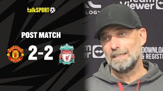 Jurgen Klopp REACTS To Liverpools 22 Draw With Manchester United 🎙️🔥 [upl. by Michail174]