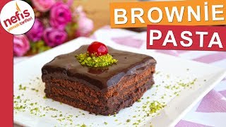 Brownie Pasta Tarifi  Pişirmeden pratik bir şekilde nefis bir pasta yapabilirsiniz [upl. by Gurney996]