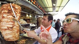 Probando comida callejera en TURQUÍA  ¿El origen de los tacos Original [upl. by Essila]