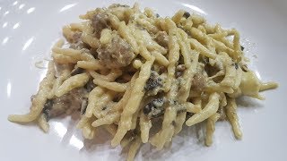 TROFIE SALSICCIA MELANZANE E PHILADELPHIA  FoodVlogger [upl. by Mcnelly]