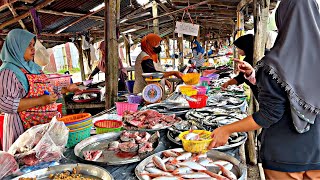 Betong Thailand Morning Market  Pasar Pagi Betong  Halal Foods streetfood [upl. by Sadoc]