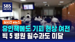 세브란스 소아과 0명…빅 5 병원 필수과마저 전공의 지원 미달  SBS  실시간 e뉴스 [upl. by Carol-Jean]