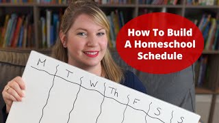 How To Build A Homeschool Schedule  5 Tips For Homeschool Planning  Plan With Me  Raising A to Z [upl. by Meraree]