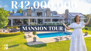 Touring a R42000000 MEGA MANSION in Waterfall Equestrian Estate [upl. by Citarella]