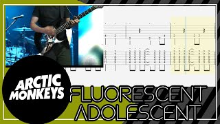 Arctic Monkeys Fuorescent Adolescent  Guitar Cover With Tab [upl. by Ayrad144]