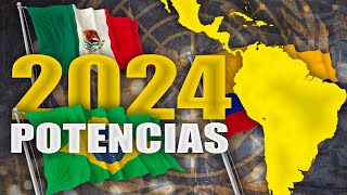 Las 10 Potencias de Latinoamérica 2024 🏦 🌎 [upl. by Becker]