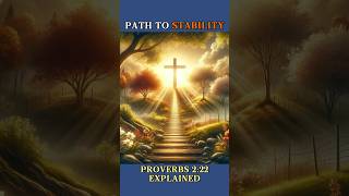 Proverbs 222 Explained Path To Stability bibleverse [upl. by Lombardo415]