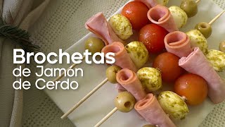 Brochetas de Jamón de Cerdo Premium [upl. by Oslec]