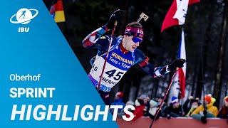 World Cup 2324 Oberhof Men Sprint Highlights [upl. by Lavella]