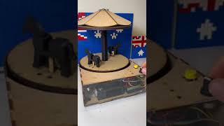 Carousel Ride Demo  Project for Mechanical Systems Design MCEN30021 [upl. by Naahsar]