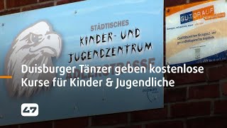 STUDIO 47 live  DUISBURGER TÄNZER NESO amp DINO GEBEN KOSTENLOSE KURSE FÜR KINDER amp JUGENDLICHE [upl. by Rider]