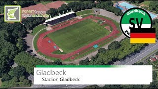 Stadion Gladbeck  Vestische Kampfbahn  SV Zweckel  Google Earth  2016 [upl. by Ainafets]