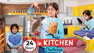 Living in a KITCHEN For 24 HOURS Challenge  Overnight Stay  MyMissAnand [upl. by Llyrpa424]