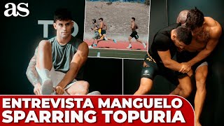 ENTREVISTA con MIGUEL NAVARRO MANGUELO el SPARRING de ILIA TOPURIA para MAX HOLLOWAY  UFC 308 [upl. by Mikal]