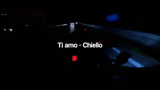 Ti amo  Chiello  FreedomRide Lyric Video [upl. by Ahsita825]