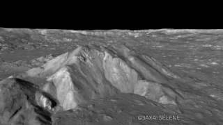 3D Movie of TYCHO Crater on the Moon [upl. by Graubert39]