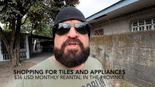 36 USD monthly rental in the province Shopping for appliances and tiles Update 8 HD 1080p [upl. by Ytirahc]