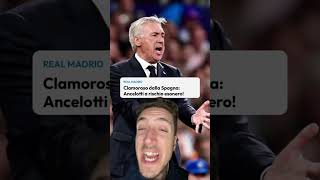 ANCELOTTI È A RISCHIO ESONERO⁉️😱calcio ancelotti realmadrid laliga championsleague [upl. by Quintana]