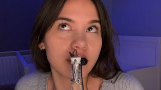 ASMR  inaudible whispering mouth sounds amp hand movements [upl. by Allison]