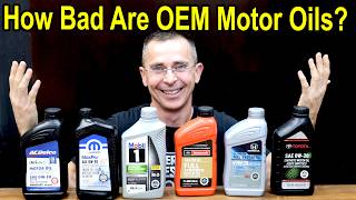 How Bad Is OEM Motor Oil Honda vs Toyota vs ACDelco [upl. by Ettenwahs404]